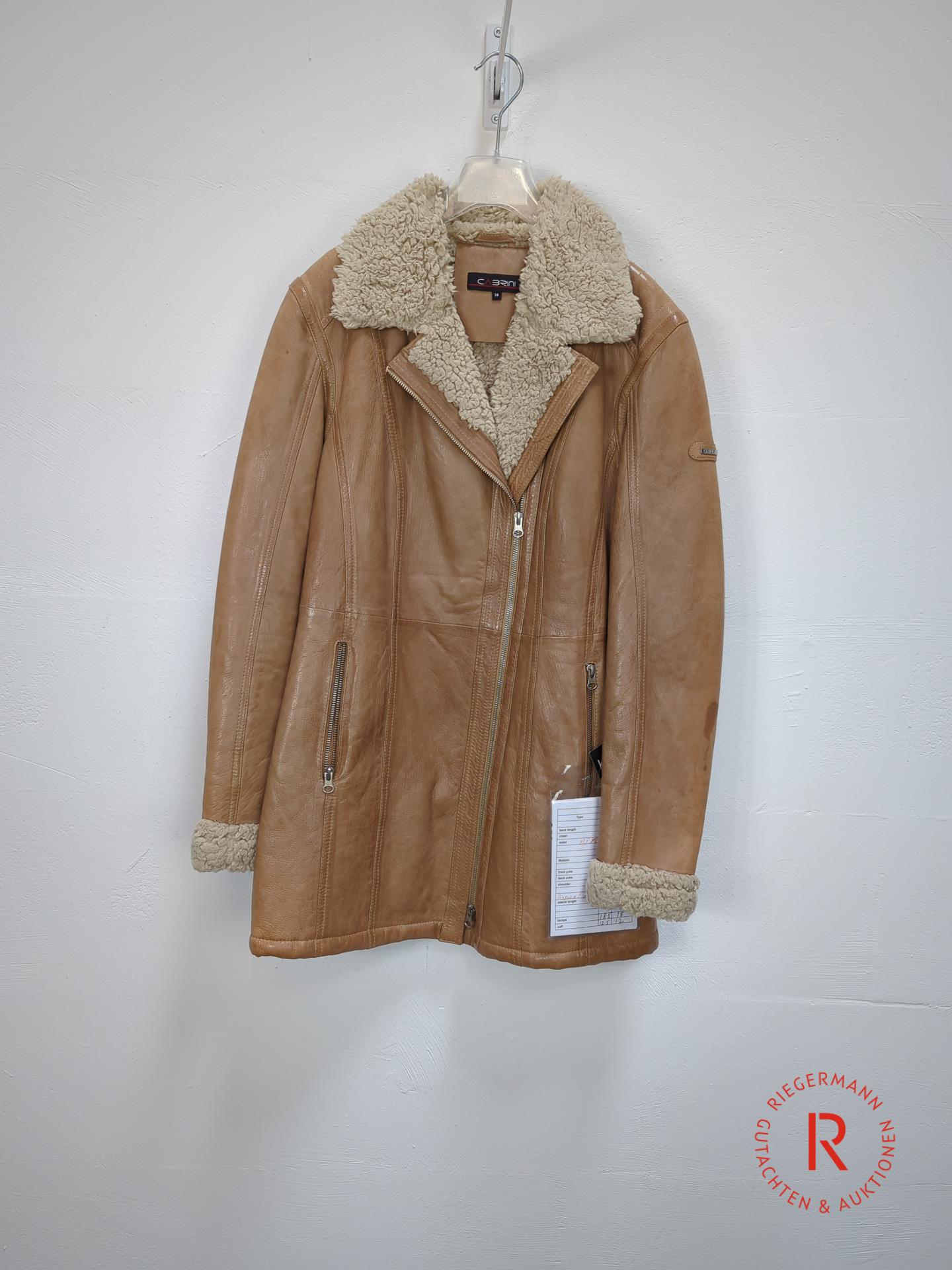 DAMEN LEDERMANTEL GRÖSSE 38
